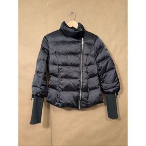 Cristinaeffe Shiny Puffy Jacket with Sleeve Details